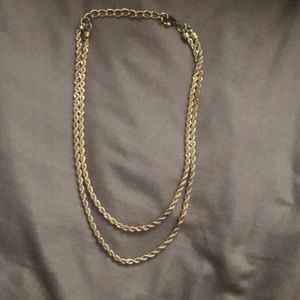 Layered Gold chain necklace